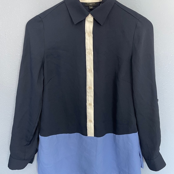 Talbots Button Down Blouse - Picture 1 of 3